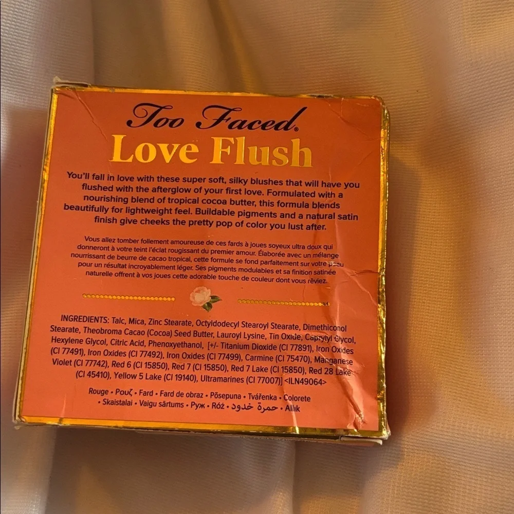 Too Faced love yourself   DISCONTINUED Love Flush Watercolor Blush